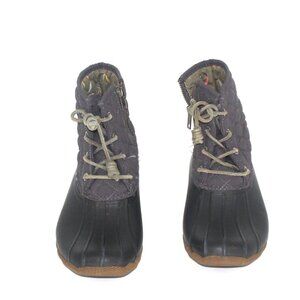 4) Sperry Quilted Duck Boot Size 7